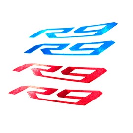 Motorcycle Vehicle Reflective Sticker Decorative Vinyl Bumper Sticker Emblem Decal Fairing Fender Stickers Compatible with Yamaha YZF R9 (RED)