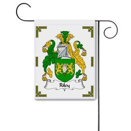 Riley Coat of Arms/Riley Family Crest 11 X 15 Garden Flag – Made in the U.S.A.