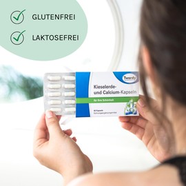 Astrid Twardy Silica & Calcium Capsules - Supports Connective and Support Tissue - 3 x 60 Capsules