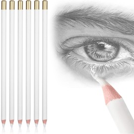 COYUN Pack of 6 Eraser Pen, Eraser in Pen Shape, Eraser, Drawing Pen, Eraser for Drawing, Eraser for Artists, Sketching, Painting, Accessories, Eraser Pen for Sketching