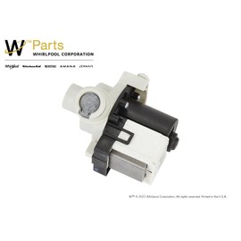 Whirlpool WP22003059 Front Load Washer Drain Pump, White
