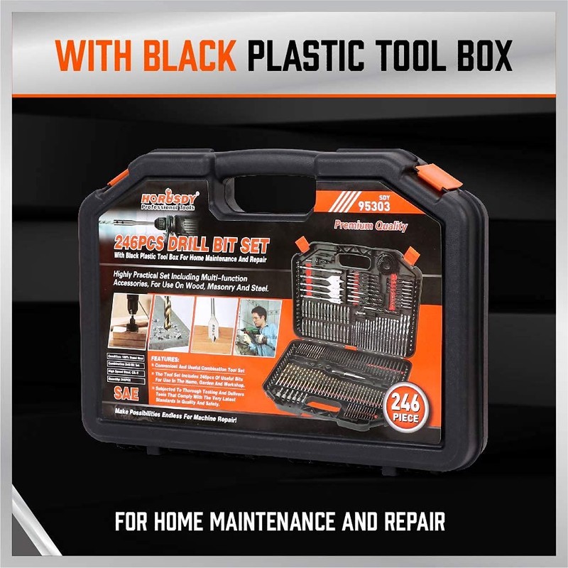 Ultimate Drill Bit Set - 246 PCS Comprehensive Premium Quality