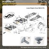 8pcs Lower Engine Cover Bolt Pin Splash Shield Screw for