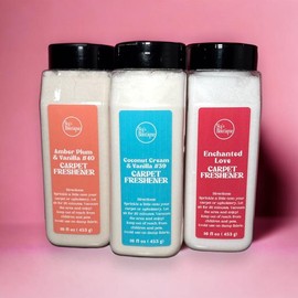 Carpet Freshener, Upholstery Deodorizer, Phthalate-free fragrance:_amber plum & vanilla 40