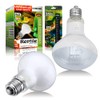 MCLANZOO Reptile Heat Lamp 75W 2 Pack,UVA Basking Light Heat