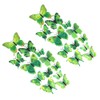 Shiwaki 24pcs 3D Simulation 3D Butterfly Magnetic Wall Sticker Decoration
