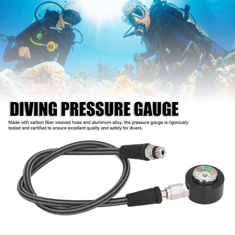 Scuba Diving Pressure Gauge Luminous Submersible Pressure Gauge with High