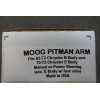 Moog for MOPAR Moog Pitman Arm B-Body Dodge Plymouth Charger