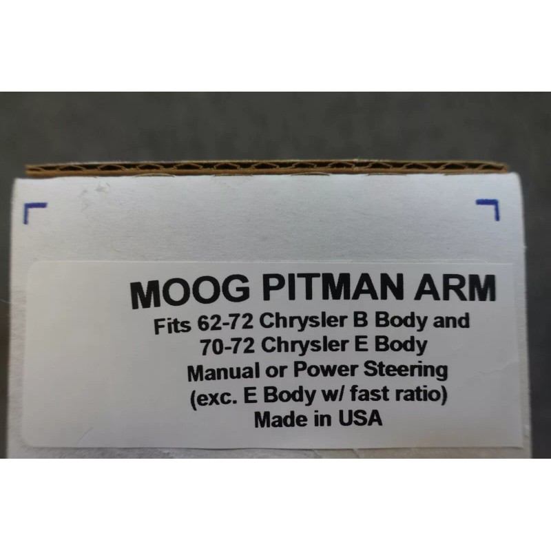 Moog for MOPAR Moog Pitman Arm B-Body Dodge Plymouth Charger