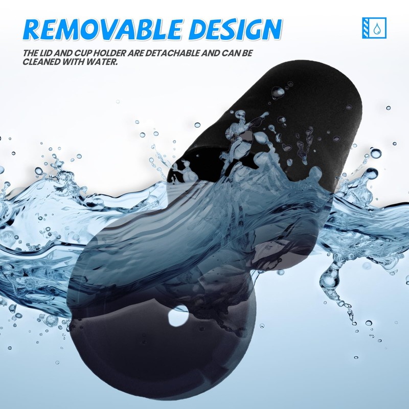 Car Ashtray, Windproof Smokeless Smellproof Self-Extinguishing Portable Mini Car Trash