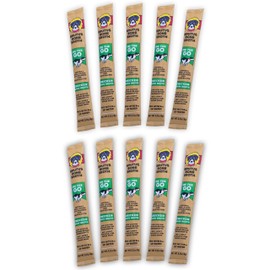 Brutus Bone Broth for Dogs - Bone Broth Powder with Chondroitin Glucosamine & Turmeric - Human Grade Dog Food Toppers for Dry Food & Picky Eaters - 10 Stick (Chicken)