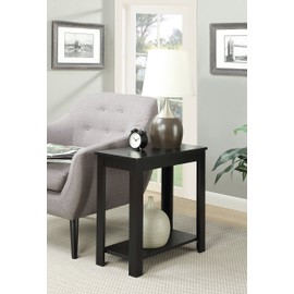 Convenience Concepts Designs2Go Baja Chairside End Table, Black