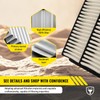 Fraxle 2PCS Engine Air Filter Replacement CA6900 for 2008-2015 Rogue,