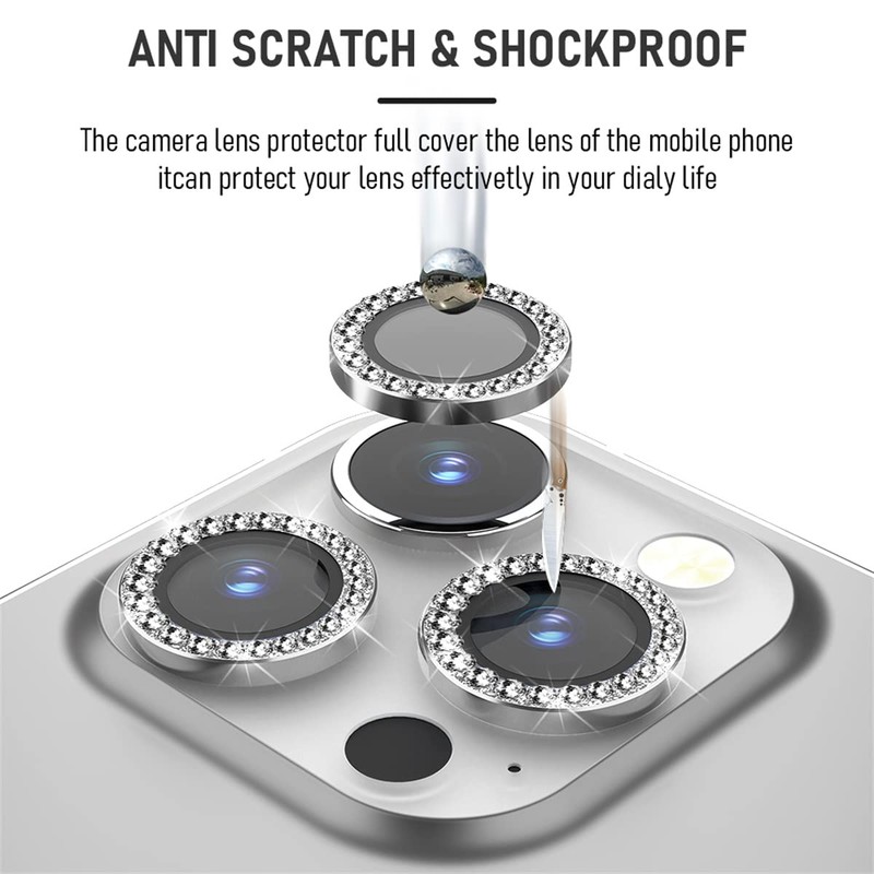 Suoman 3-Pack for 12 Pro Max Camera Lens Protector, 9H