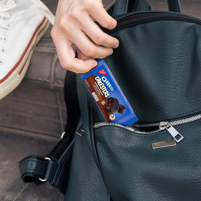 OREO Cakesters Double Chocolate Soft Snack Cakes, 12-5 Count Boxes