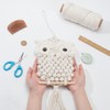 FREEBLOSS Macrame Owl Kit for Beginners Macrame Wall Hanging Kit