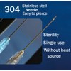 24 Gauge Needle, 24g Needle, （100Pack）for Scientific Labs, Industrial Dispensing
