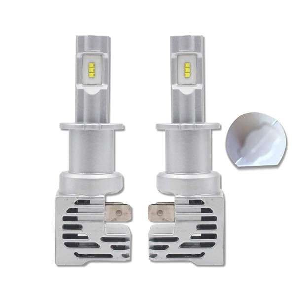 Eseastar H1 LED Headlight All-in-One Bulbs 55W Extremely Bright 8000LM