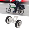 banapoy Bicycle Mudguard Easywheel, Bicycle Rear Wheels Mudguard Double Wheel