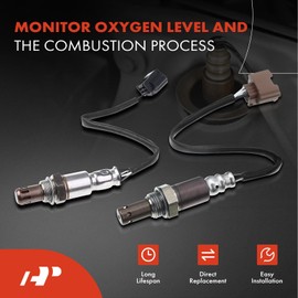 A-Premium O2 Oxygen Sensor Compatible with Nissan Altima 2016 2017 2018 2.5L, Upstream & Downstream, 2-PC Set