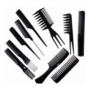 Camila Juego De 10 Peines Para Barbería,estetica Y Estilismo