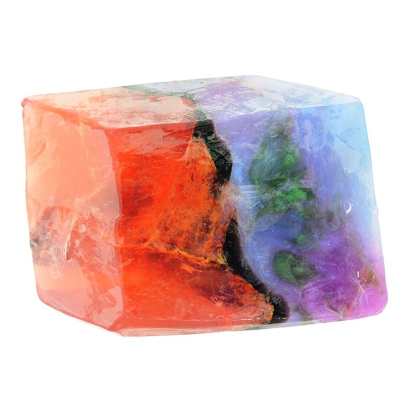SoapRocks TS Pink FireOpal Soap that looks like a Rock