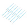 NOLITOY 15Pcs Dead Skin Forks Cuticle Trimmer Durable Manicure Tools for Home Salon Use Easy to Carry Stylish Design for Nail Art