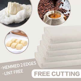 Olicity Cheesecloth Bulk,Grade 100,3x30Ft, 90 Sq Feet,Hemmed Long Edges Cheese Cloths Fabric Cloth,Reusable 100% Cotton Unbleached Muslin Bulk Cheesecloth Roll for Straining,Cooking - 10Yards