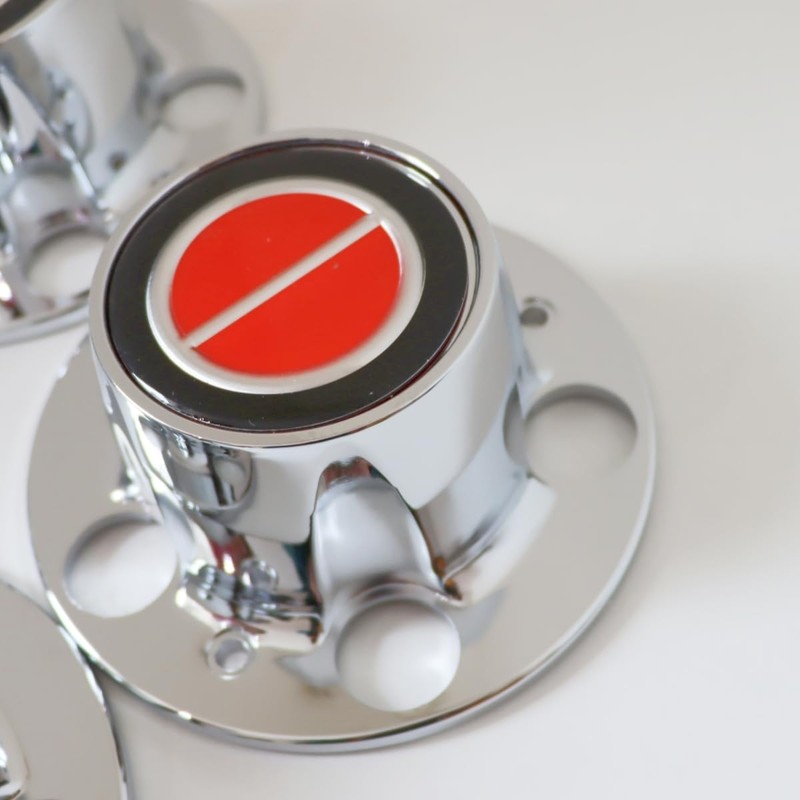 PPCovers 4PCS Replacement for Ranger Bronco II Explore Chrome Wheel