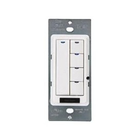 Wattstopper LMSW-105-W Wallmount Digital 5 Button Scene Switch 24 Volt DC 5 Milli-Amp White