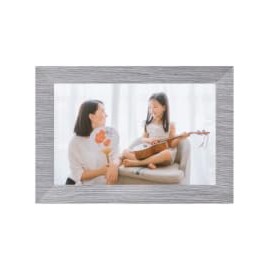 BWJBSW WiFi Digitaler Bilderrahmen 10 Zoll, IPS Touchscreen Elektronischer Bilderrahmen mit 32 GB, digitale Bilderrahmen zum Teilen von Fotos, Videos und Musik, unterstützt Wecker, automatische