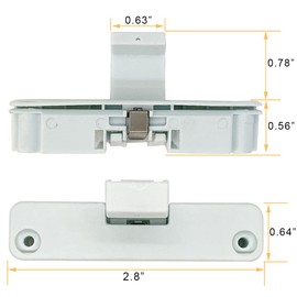 W10240513 Washer Lid Latch Lock Strike Replacement Part Compatible with Whirlpool, Kenmore, Amana, Maytag, Roper, Sears Load Washing Machines, Replaces P4514459, PS2579805, AP6017583, WPW10240513