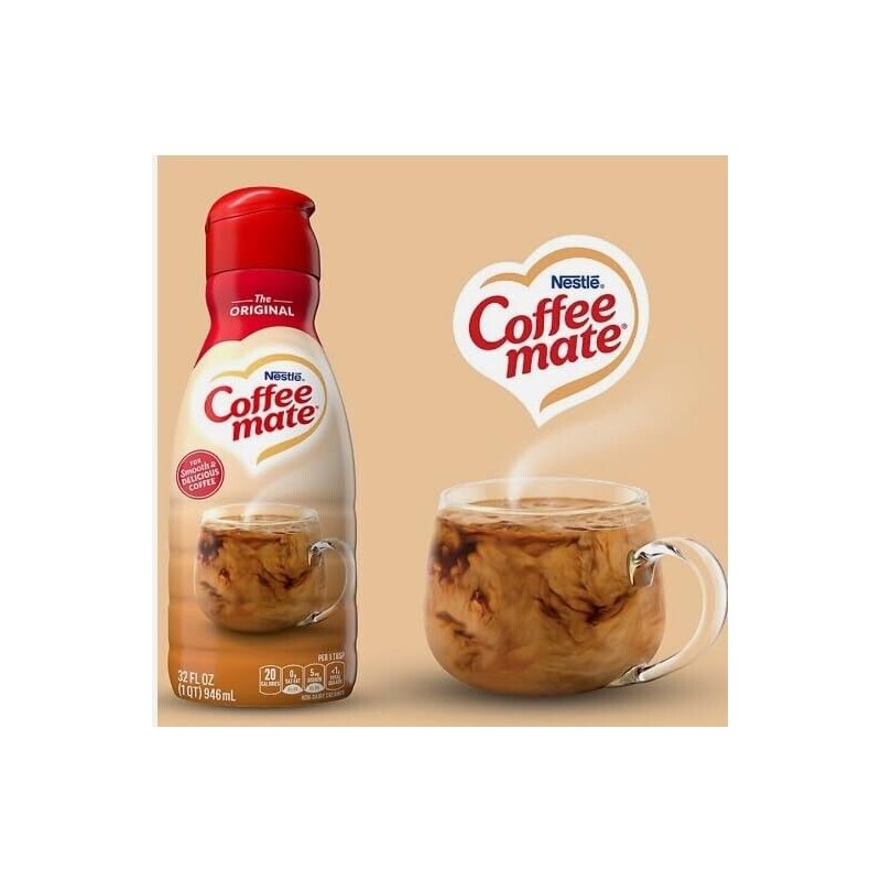 Coffee-mate CoffeeMate Original Liquid Coffee Creamer 32 oz 2 pack