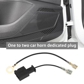 OTOTEC 2 Sets Car Speaker Wire Adapter Car Horn Special Plug Compatible with Toyota Wiring Harness Pigtail Socket Car Horn Connector Harnesses Cable Black