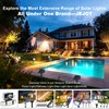 JEJOT Solar Lights Outdoor Waterproof IP65, Super Bright LED,Cool Light