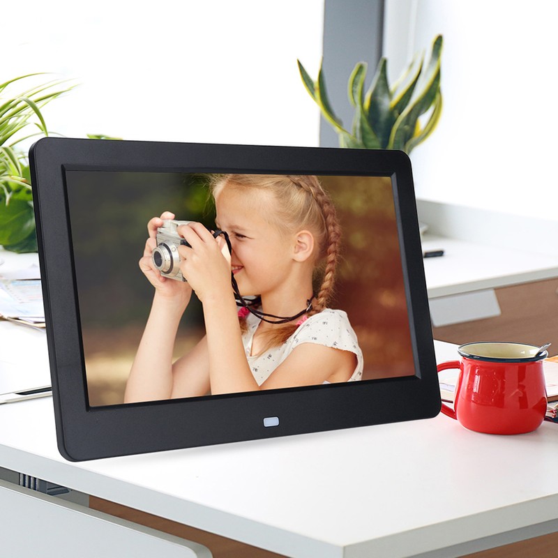10in Screen 1024X600 Digital Photo Frame Music Video Player with
