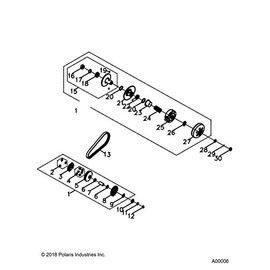 Polaris ATV Drive Clutch Bushing, Compatible with Polaris Models for Perfect Fit, Genuine OEM Part 0453607, Qty 1