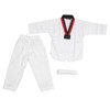 Kids Taekwondo Uniform with Belt Polyester and Cotton Breathable Soft