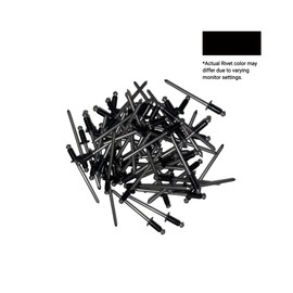 EAGLE 1: Stainless steel Rivets 1/8" x 1/4" (#43) (1000, Black)