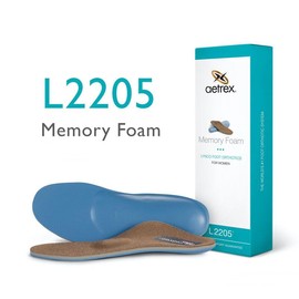 Aetrex Womens Lynco Memory Foam - L2205 Orthotic Natural Insole - 7