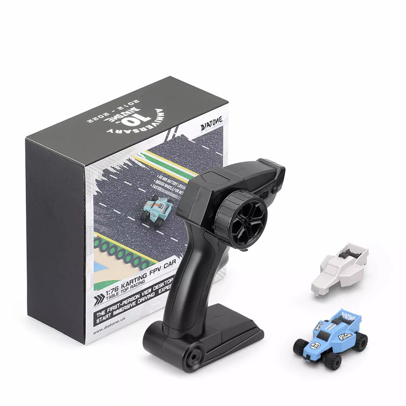 DIATONE Q33 Karting RTR 1/76 60mins Remote Control Car( Blue，RTR