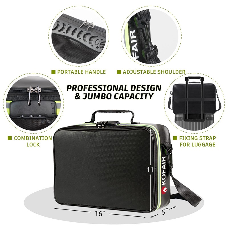 KOFAIR Fireproof Document Bag (16 x 11 x 5 inch)