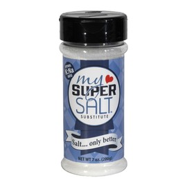 My SUPER SALT – Functional Salt Alternative with Real Salt Taste – 85% Less Sodium – Mineral Balanced Support – Smart Seasoning for Everyday Wellness – 7 oz