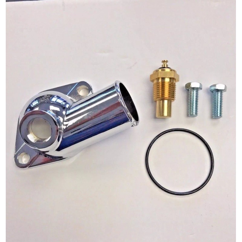 NYRM chevy thermostat Water Neck Housing BBC SBC WITH TEMP