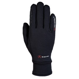 Roeckl Sports equestrian gloves WARWICK, winter riding glove, black 9