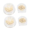 Healeved 3D Christmas Nail Sequins Manicure Glitter Flakes 4 Sets