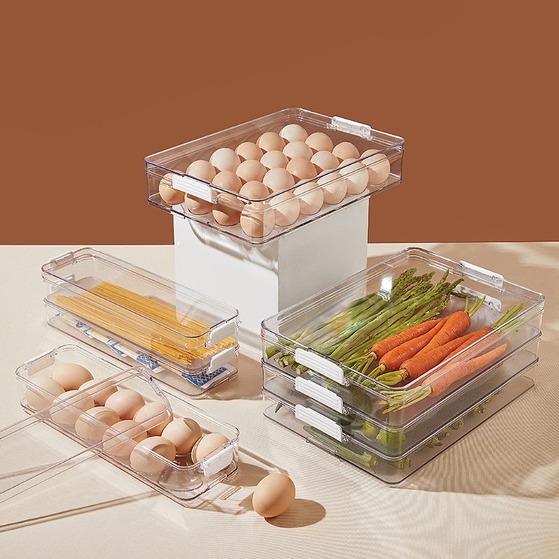 YOHA Clear Deviled Egg Tray Carrier with Lid 12 Grids