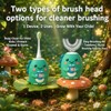 Cepillo de dientes eléctrico en forma de U para niños,