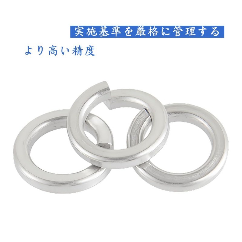 304 Stainless Steel Spring Washers M10, Pack of 56, DIN127