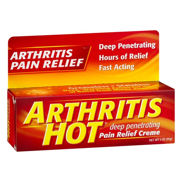 Arthritis Hot Pain Relief Creme-3, oz.